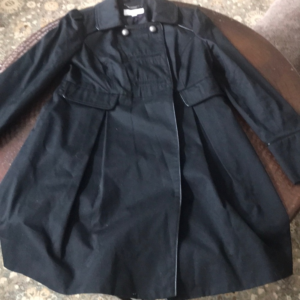 Liz Lange excellent con maternity trench coat szXs